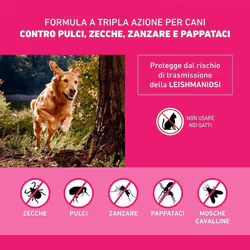 Frontline Tri-Act x1 Pipetta, Antiparassitario Per Cani (2-5Kg) Contro Parassiti E Insetti Volanti 1x0,5 ml Pipette monodose