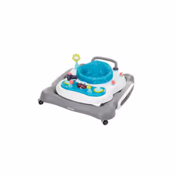 BabyMoov 5-in-1 progressive baby walker and push toy girello per bambino Blu, Grigio, Bianco
