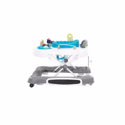 BabyMoov 5-in-1 progressive baby walker and push toy girello per bambino Blu, Grigio, Bianco