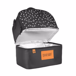 Badabulle Pick & Go contenitori termico Borsa termica 5 L Nero, Bianco