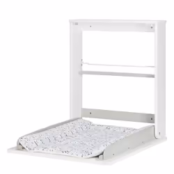Badabulle B035201, Ripiegabile, Faggio, Metallo, Poliestere, Bianco