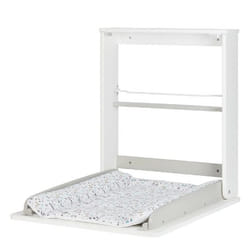 Badabulle B035201 fasciatoio Faggio, Metallo, Poliestere Bianco