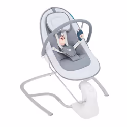 BabyMoov Balancelle Swoon Light, Bambino/Bambina, Arco giocattolo, Grigio, Bianco