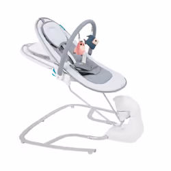 BabyMoov Balancelle Swoon Light sedia a dondolo per bambino Grigio, Bianco
