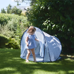 BabyMoov A038216 tenda ombra per bambino Poliestere Blu, Bianco - Vista aggiuntiva 4