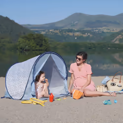 BabyMoov A038216 tenda ombra per bambino Poliestere Blu, Bianco - Vista aggiuntiva 6