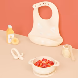 BabyMoov Set First ISY Fox set piatto per bambini Beige, Bianco - Vista aggiuntiva 6