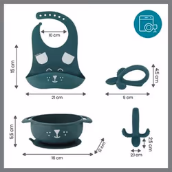 BabyMoov FIRST'ISY set piatto per bambini Blu - Vista aggiuntiva 5
