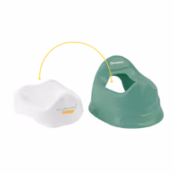 Badabulle B051002 vasino per bambino Polipropilene (PP) Verde, Bianco - Vista aggiuntiva 3