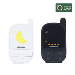 BabyMoov Babyphone Babyfono analogico 1 canali Nero, Bianco