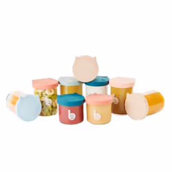 BabyMoov A004314 recipiente per cibo Rotondo Barattolo 0,25 L Trasparente 6 pz - Vista aggiuntiva 5