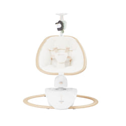 BabyMoov Swoon Hoop Interno Sdraietta a dondolo per bambino 1 seduta(e) Ecru, Legno