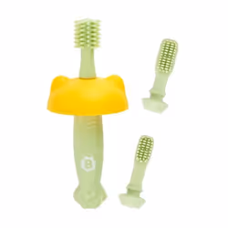 Badabulle B032006, Spazzolino da denti, Bambino, Verde, 0,5 anno/i, 1,5 anno/i, Silicone