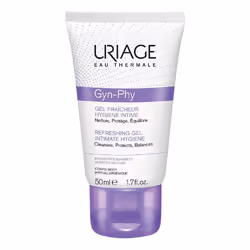 Uriage Gyn-Phy è un gel intimo detergente rinfrescante per la zona intima e per avere sollievo. Flacone da 50ml. 
