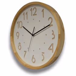 Orium 11135 orologio da parete e da tavolo Orologio meccanico Rotondo Bianco, Legno - Vista aggiuntiva 4