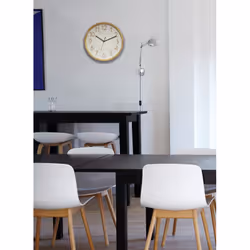 Orium 11135 orologio da parete e da tavolo Orologio meccanico Rotondo Bianco, Legno - Vista aggiuntiva 6