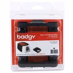 Evolis CBGR0500K, Badgy100 / Badgy200, 500 pagine, Nero, Trasferimento termico, Nero, Blister
