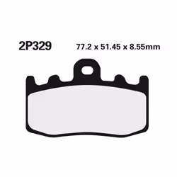 NISSIN Pastiglie freno stradale / Metallo sinterizzato Off-Road - 2P-329ST