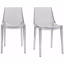 Le sedie design trasparenti impilabili YZEL sono l'elemento indispensabile che aggiungerà facilmente un tocco di design ai vo ...