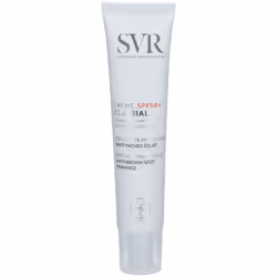 SVR Clairial è un trattamento avanzato che combina la protezione solare con l'azione antimacchia.
Tubetto da 40ml.