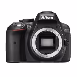Nikon D5300 + SD 4GB, 24,2 MP, 6000 x 4000 Pixel, CMOS, Full HD, 480 g, Nero