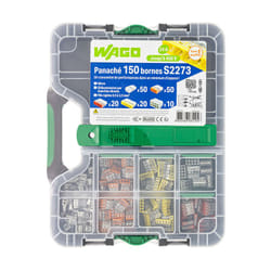 Wago - Valigetta con 150 morsetti di connessione S2273 2, 3, 4, 5 e 8 ingressi per fili rigidi