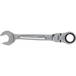 467bf.17 Chiave Combinata articolate a cricchetto metrico, Argento, 17 mm - Facom