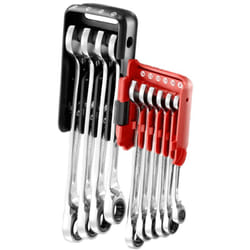 Set di 10 chiavi combinate a cricchetto rapido in custodia tascabile 8 in 1 Facom 467BR.JP10PB