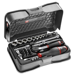 Set di bussole 1/4 esagono mm R.161B Facom 31 pezzi - R.161-5P6