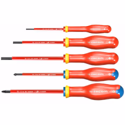 Set di cacciaviti isolati a 3 slot e 2 pozidriv e cacciavite per tester Utilizzo del prodotto: set di 5 cacciaviti isolati da ...