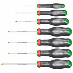 1 cacciavite Torx® ATX: T8 x 50 mm.6 cacciaviti Resistorx® ATXR: TT10x75 - TT15x75 - TT20x100 - TT25x100 - TT27x100 - TT30x12 ...