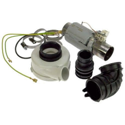 Whirlpool - Set resistenza coperchio pompa ciclo originale - Lavastoviglie 612653662734842034
