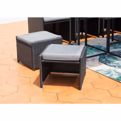 Concept Usine Miami 12 set mobili da esterno Nero, Grigio - Vista aggiuntiva 5