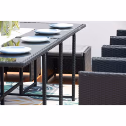 Concept Usine Miami 12 set mobili da esterno Nero, Grigio - Vista aggiuntiva 6