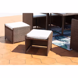 Concept Usine Miami 12 set mobili da esterno Marrone, Bianco - Vista aggiuntiva 4