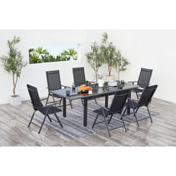 Concept Usine Ravenne set mobili da esterno Nero