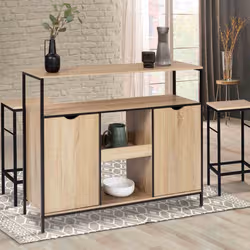 ID Market 14697 tavolo da cucina e sala da pranzo Casa Forma rettangolare Tavolo fisso 4 gamba/gambe - Vista aggiuntiva 4