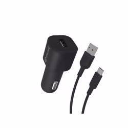 Muvit MCPAK0015, Auto, Accendisigari, 5 V, 1,2 m, Nero