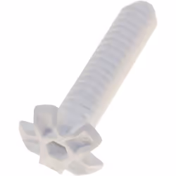 Piede regolabile per lavastoviglie. Riferimento pezzo: 00631221, marchio: Bosch. Caratteristiche del pezzo = colore: bianco/l ...