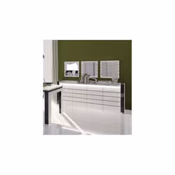 Meublorama DS-MK-LINN-BLANC-04-*3C/93KG credenza per soggiorno 4 porta/porte - Vista aggiuntiva 2