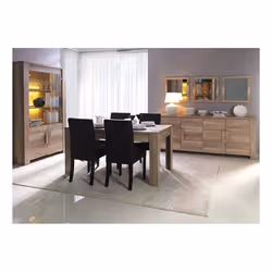 Meublorama DS-MK-FERRARA-01+LED-*4C/93KG credenza per soggiorno 4 porta/porte - Vista aggiuntiva 2