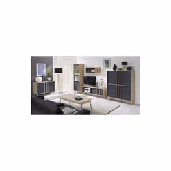 Meublorama DS-MK-MALMO-GRIS-27*2C/36KG credenza per soggiorno 1 porta/porte - Vista aggiuntiva 4