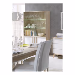 Meublorama DS-MK-MALMO-BLANC-01-*2C/70KG credenza per soggiorno 4 porta/porte - Vista aggiuntiva 2