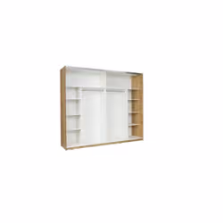Meublorama DS-MK-WOOD-11-*6C/196KG armadio/guardaroba per camera da letto 8 ripiani 2 porta/porte - Vista aggiuntiva 2