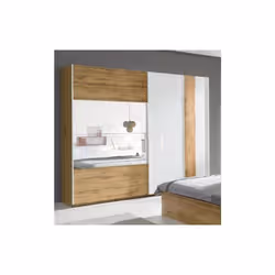 Meublorama DS-MK-WOOD-11-*6C/196KG armadio/guardaroba per camera da letto 8 ripiani 2 porta/porte - Vista aggiuntiva 3