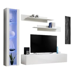 Meublorama AM-FLY-WW FY G2*3C/70KG supporto TV e sistema audio 5 ripiani