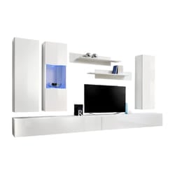 Meublorama AM-FLY-WW FY E5*6C/136KG supporto TV e sistema audio 8 ripiani