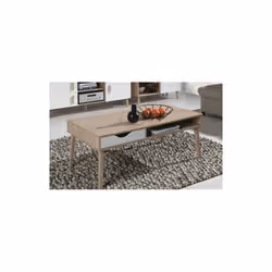 Meublorama DS-MK-OSLO-BLANC-07*1C/25KG tavolino da caffè, comodino e consolle da soggiorno Forma rettangolare - Vista aggiuntiva 2