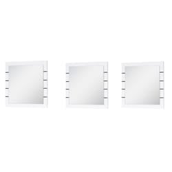 Meublorama DS-MK-LINN-BLANC-29*1C/16KG specchio da parete Bianco