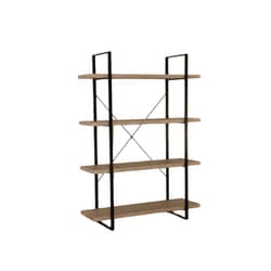 Meublorama PR-SHELVES-FU-004*C/20KG scaffale MDF, Metallo Marrone